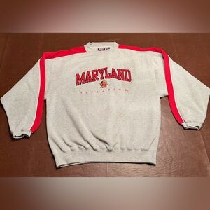 Maryland Terrapins Gray and Red Sweatshirt
